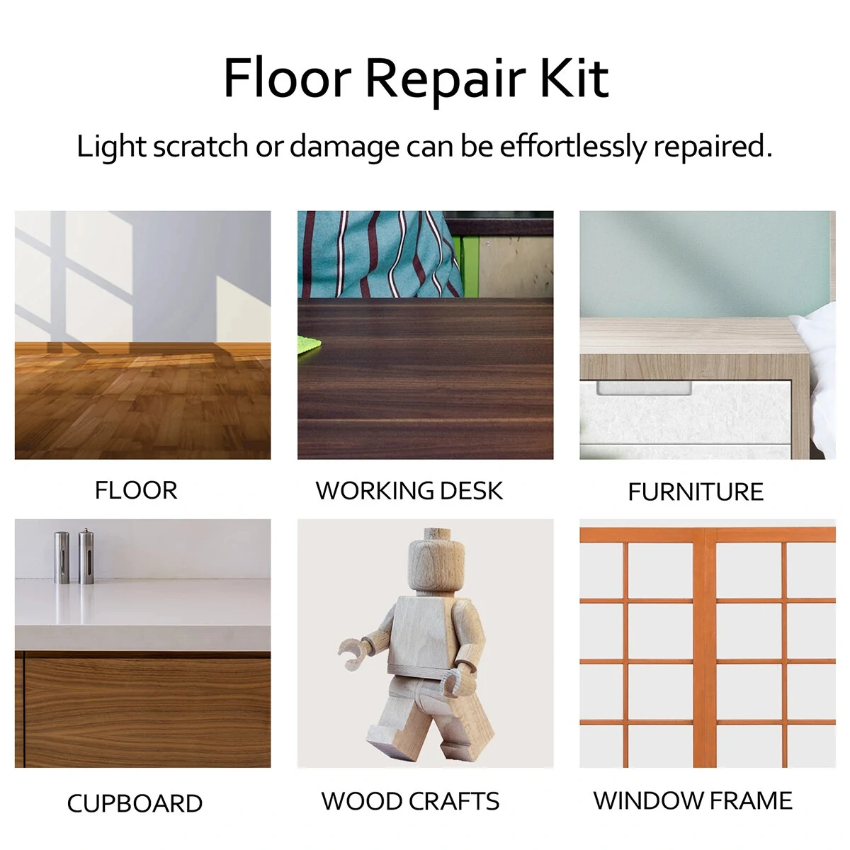 Wooden Floor Furniture Repair Set - DIY Household Repair Kit - Image 2