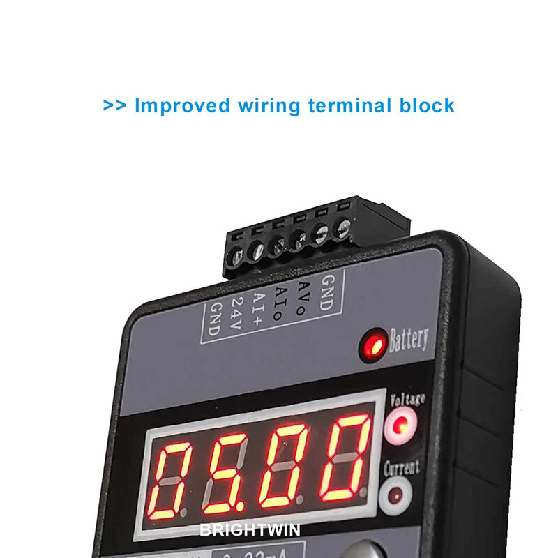 4-20mA 0-10V Signal Generator - Handheld Adjustable Voltage Current Simulator - Image 4