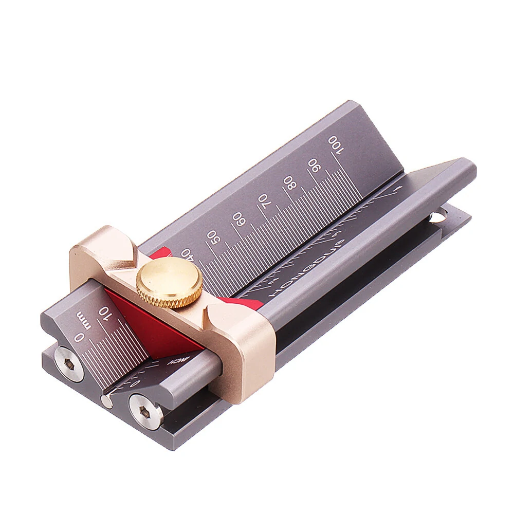 HONGDUI 3-in-1 Multifunction Measuring Gauge | Drill Depth & Angle Gauge | Woodworking Tool - Image 5