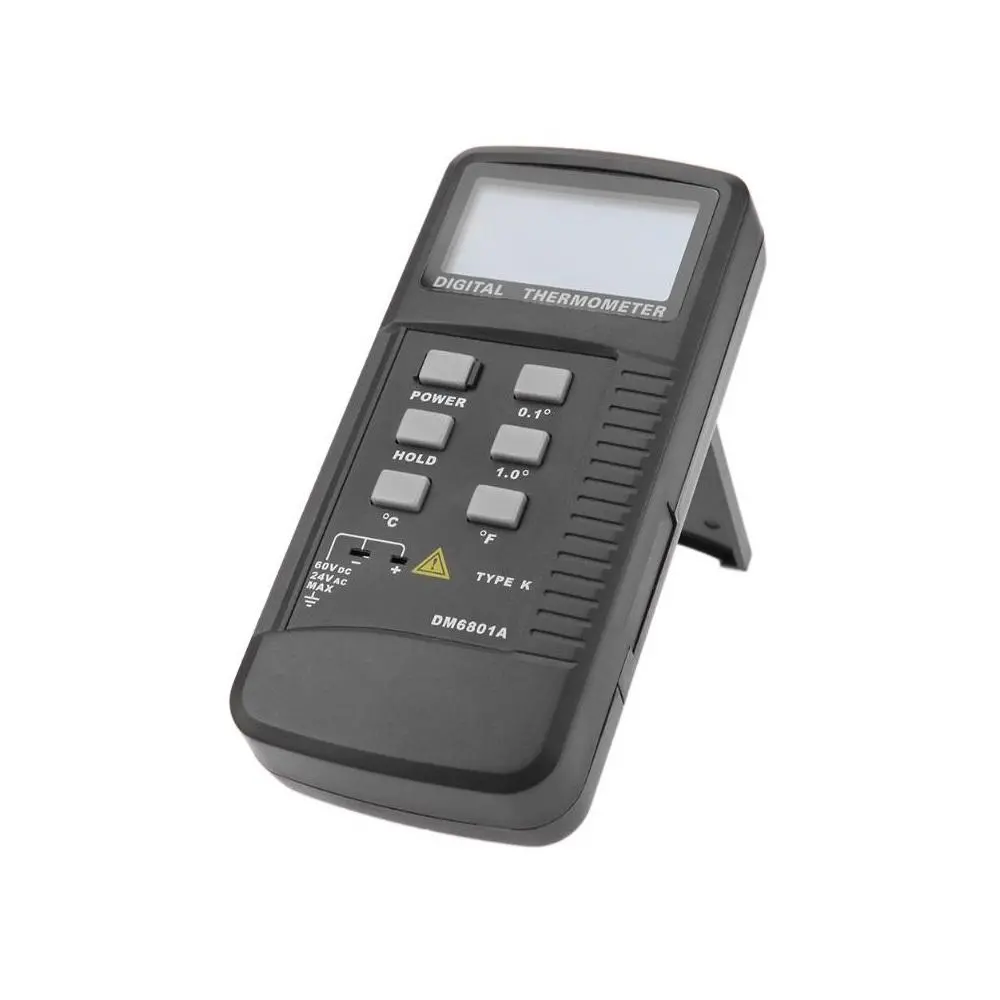 DM6801A Portable Digital Thermometer -50°C~1300°C with K-Type Sensor | LCD Display - Image 3