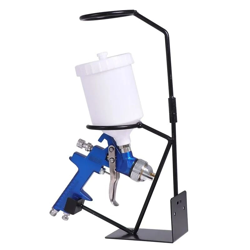 Adjustable Steel Spray Gun Stand - Lightweight Black Paint Filter Rack - Stable Base - Image 5