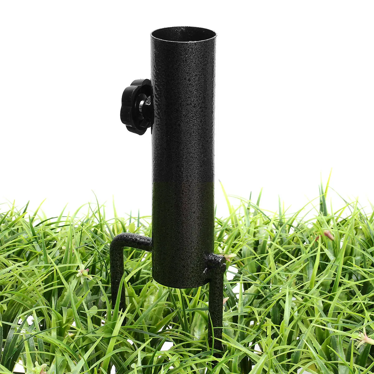 Bird Feeder Pole Stabilizer - Hanger Station with Ground Spikes & Feed Tube - Image 2