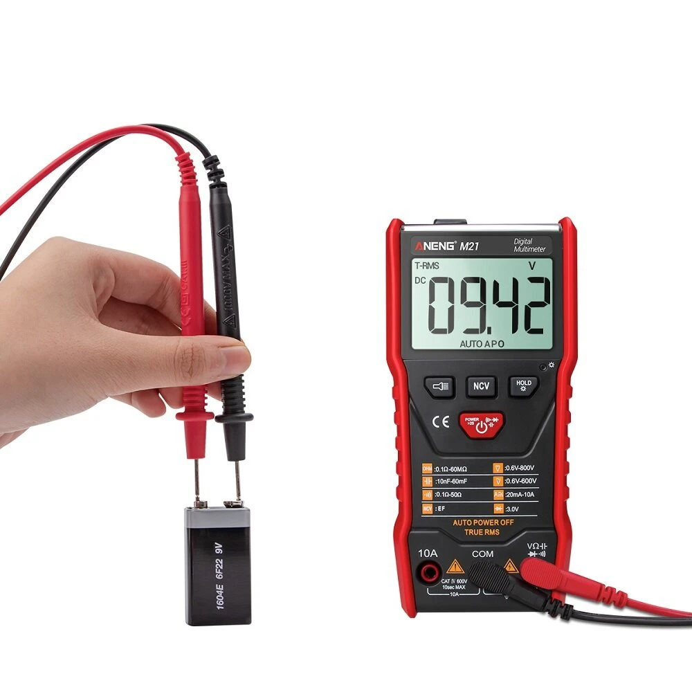 ANENG M21 Digital Multimeter | 6000 Counts, Backlight, AC/DC Voltmeter - Image 4