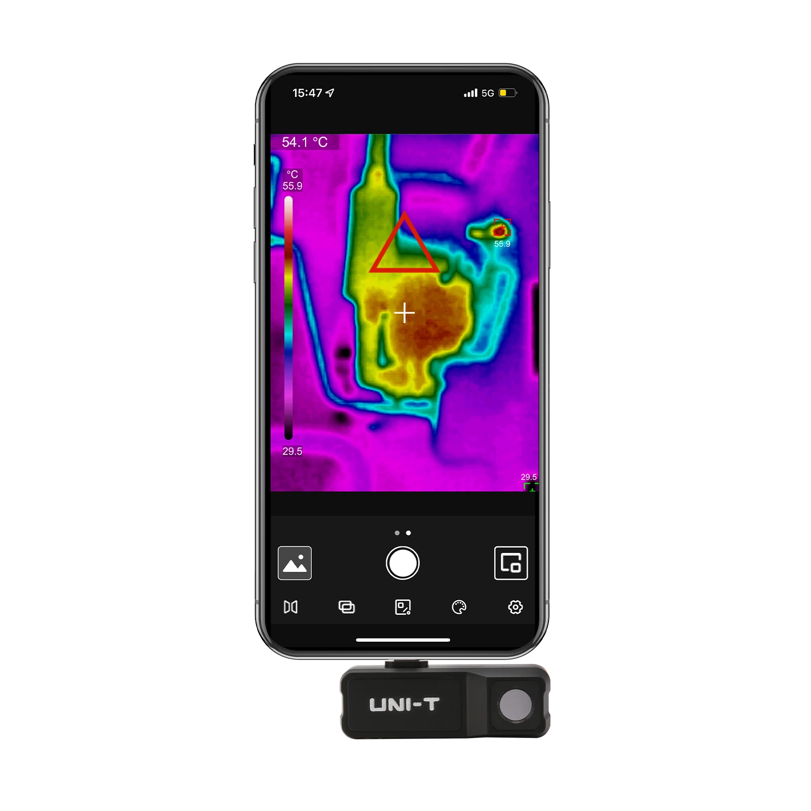 UNI-T UTi120MS Thermal Camera for iOS & Android | 120x90 IR Imager - Image 3