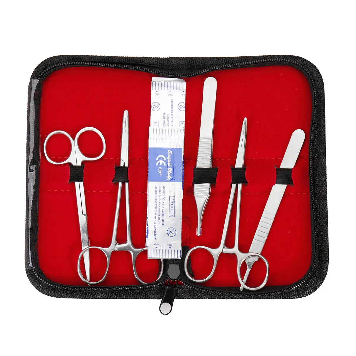 Surgical Suture Training Kit - 25 in 1 Tools with Silicone Pad, Needle & Scissors - Image 4