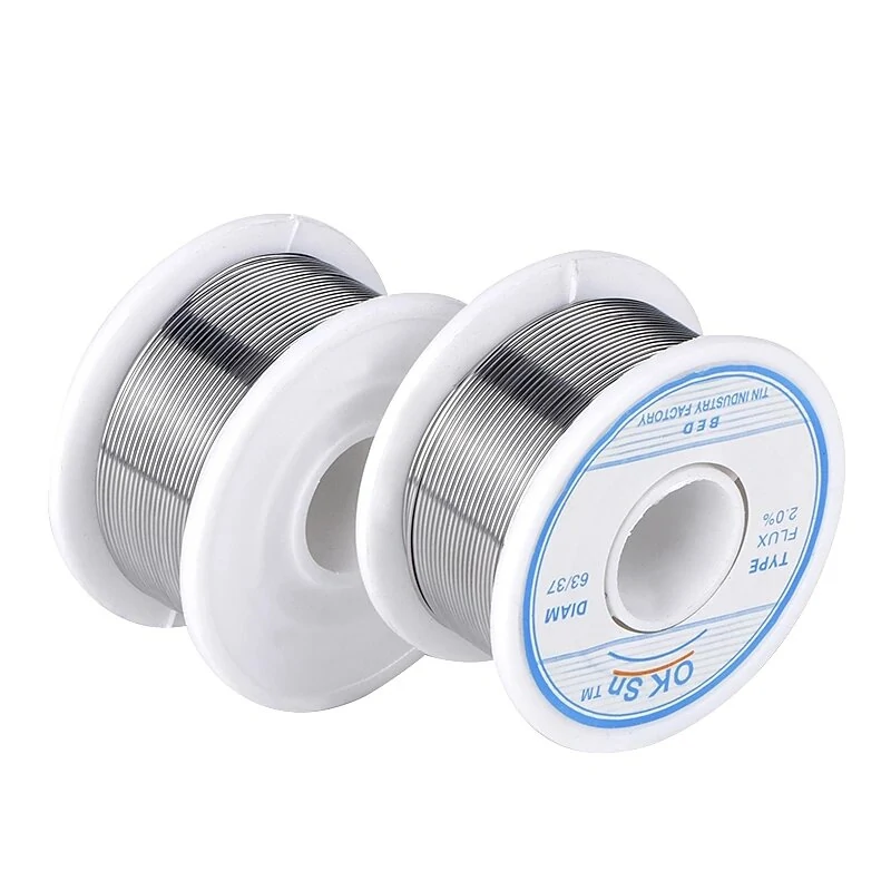 JCD 60/40 Tin Lead Solder Wire - 0.8mm 1.0mm 1.5mm Rosin Core | 45FT - Image 4