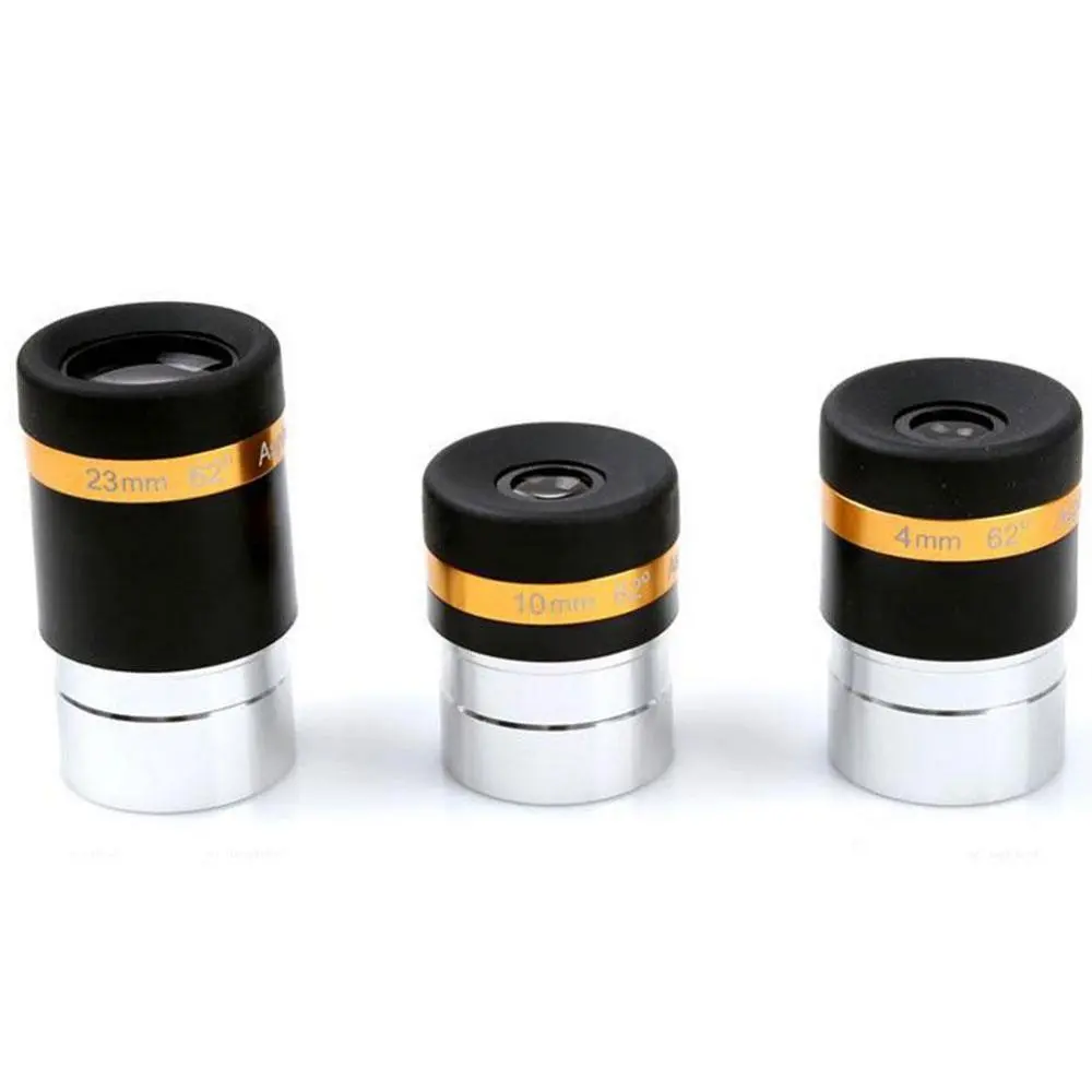 3Pcs Aspheric Telescope Eyepiece Set - 4/10/23mm 62° Wide Angle - 1.25 Inch - Image 2