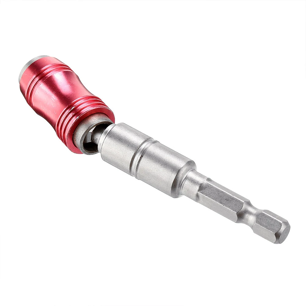 Drillpro Magnetic Pivoting Screwdriver Bit Holder - Angle Drill Guide Extension Adapter - Image 3