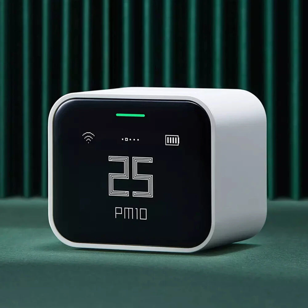 5-in-1 WiFi Air Quality Monitor - PM2.5 PM10 CO2 Temp Humidity Detector with Bluetooth & USB - Image 2