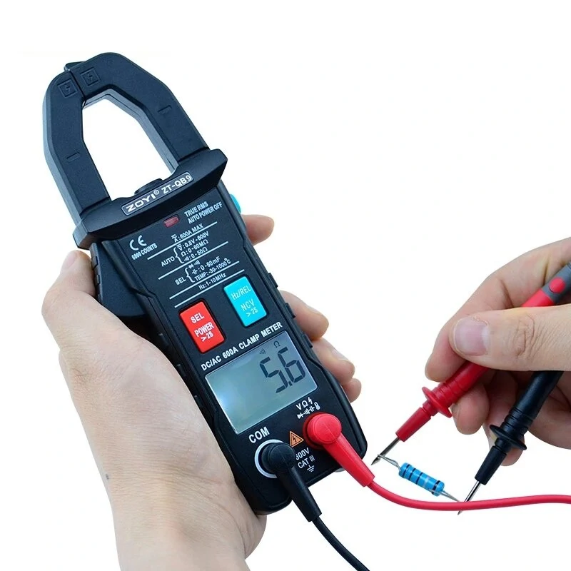 ZT-QB9 TRMS Clamp Meter - 600A AC/DC Current Tester | Auto-Ranging Voltage Ammeter - Image 4