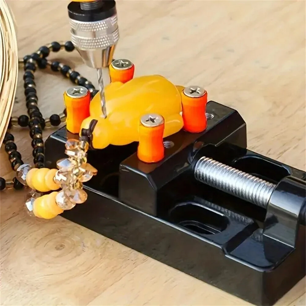 Fast Eight-Hole Table Vise - Mini Clamping Bed for Walnut Carving | Portable Woodworking Jig - Image 2