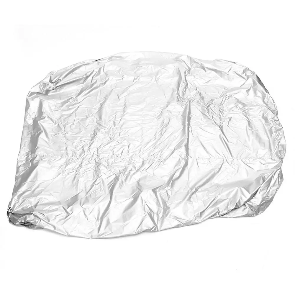 Square Hot Tub Spa Cover - Waterproof Oxford Fabric - Silver Weather Guard - Image 4