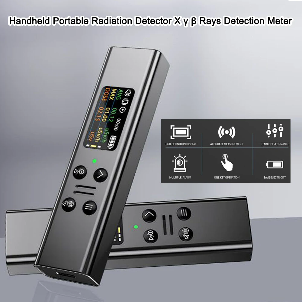 ZN-YM06 Geiger Counter | Nuclear Radiation Tester for X-Ray Beta Gamma - High Precision Dosimeter - Image 2