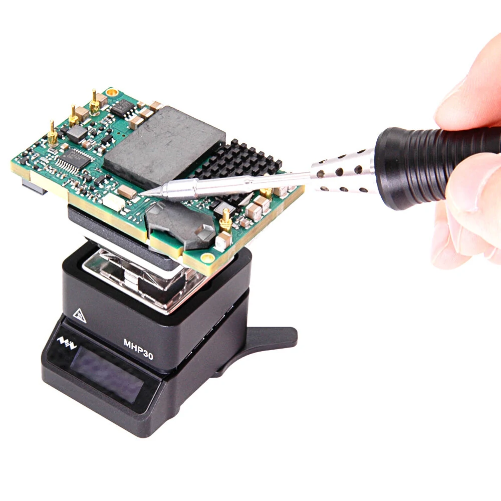 MHP30 Mini OLED Hot Plate Preheater | 60W 350°C Preset Temperature for PCB SMD - Image 2