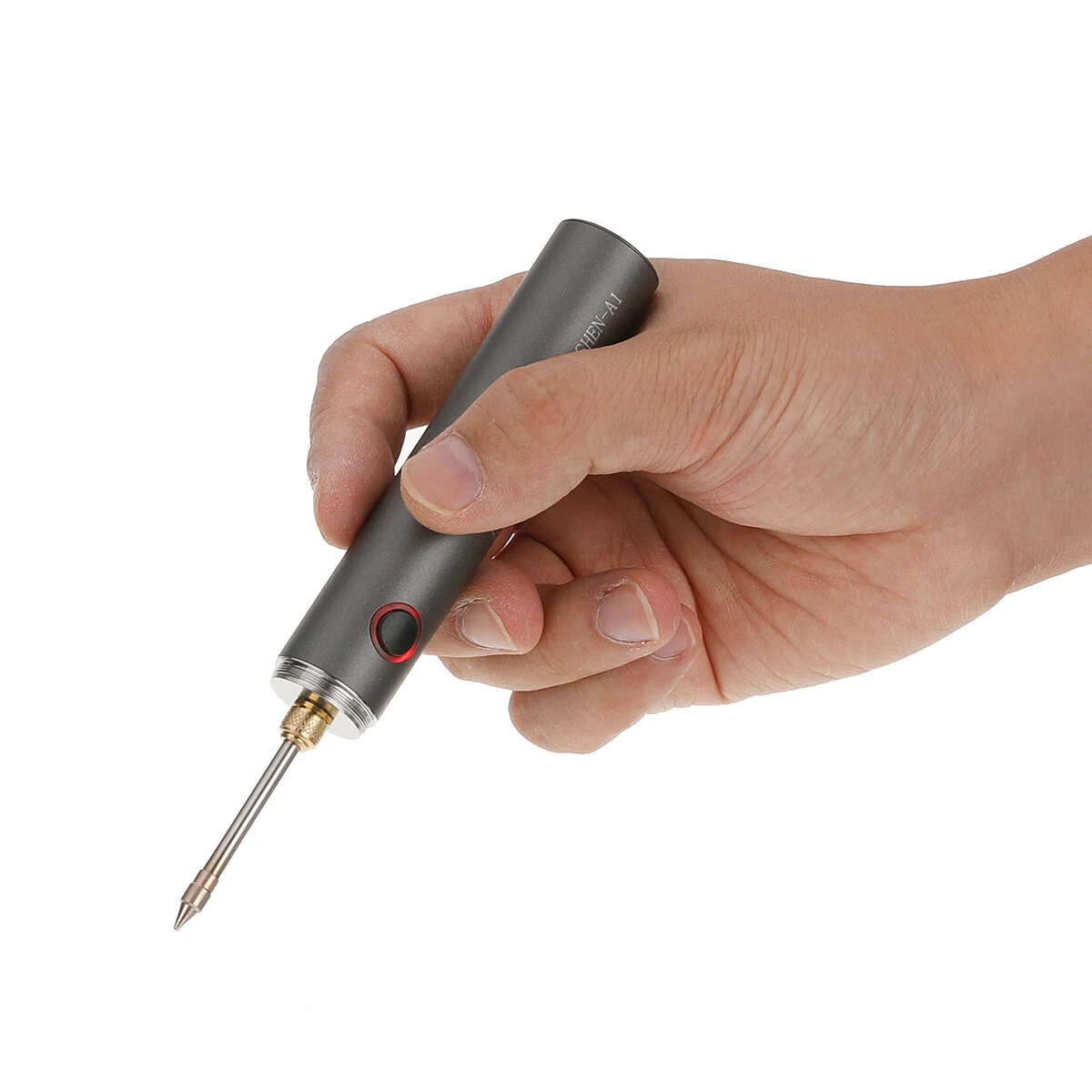 510 Mini Electric Soldering Iron - 10W Portable Wireless with Light | DIY Battery Repair Tool - Image 3