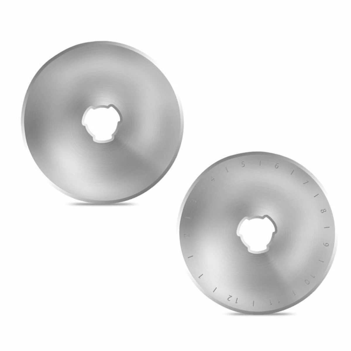 OLFA 45mm Rotary Cutter - Round Fabric Cutting Tool for Sewing & Quilting + 10 Blades - Image 2