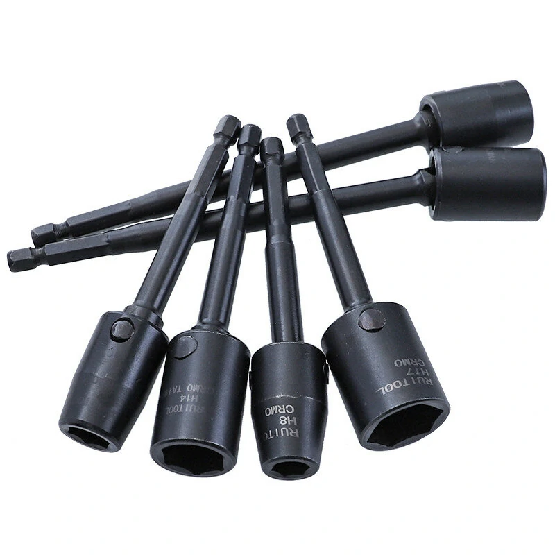 Universal Socket Adapter - 360 Degree Rotary Tool | 1/2 Square & 1/4 Hex | 100mm/150mm - Image 3