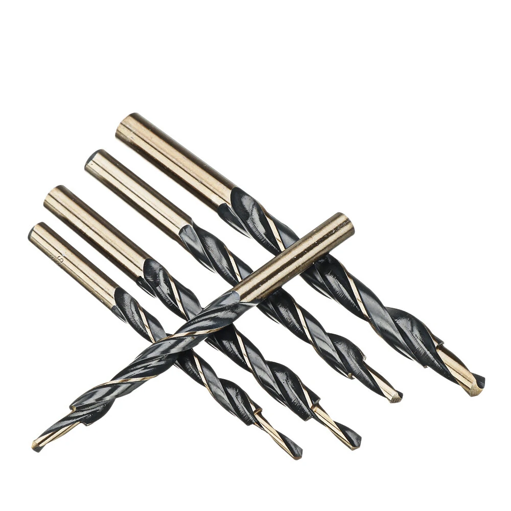 Drillpro 5Pcs Cobalt HSS Step Drill Bits | For Metal Stainless Steel & Woodworking - Image 4