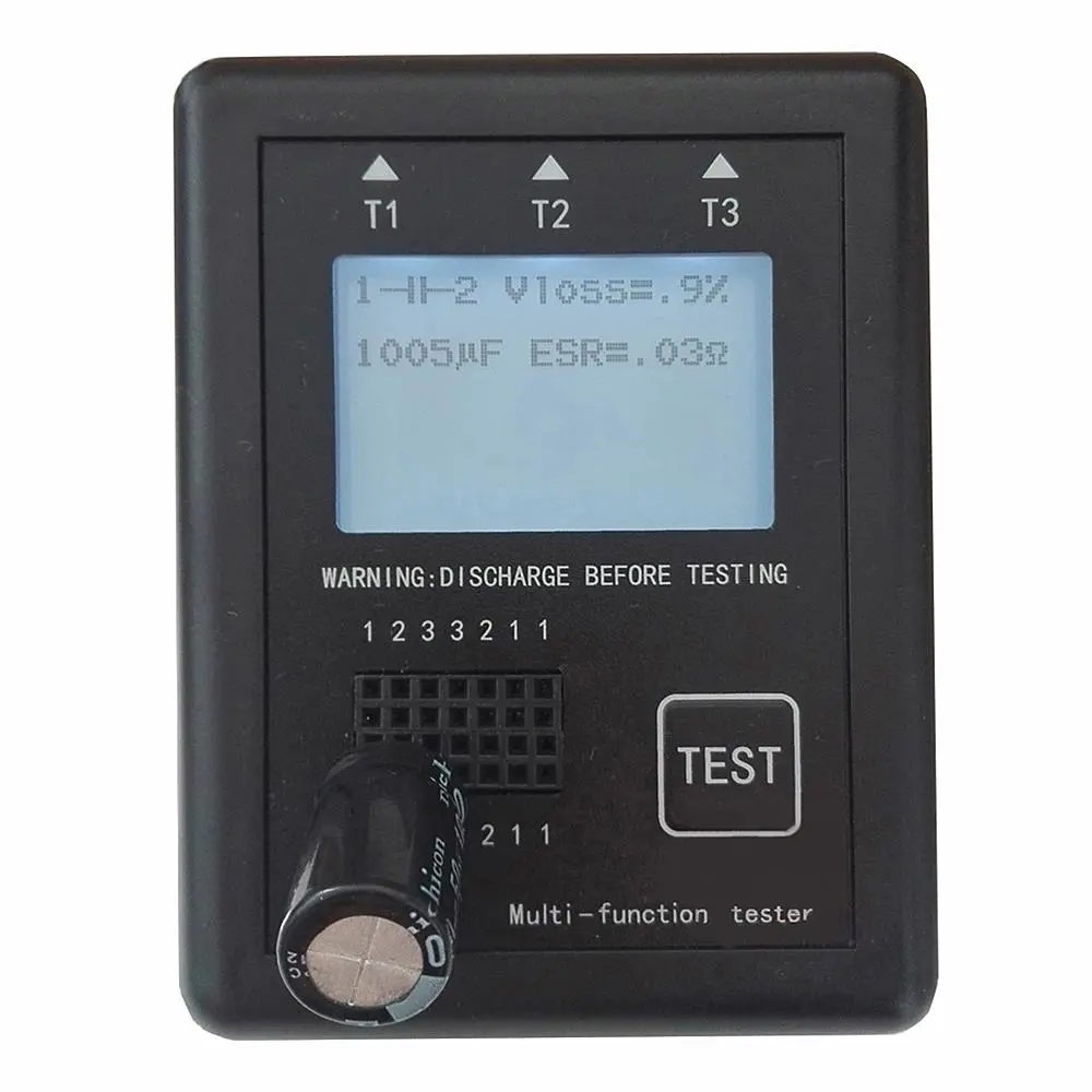 M328 Transistor Tester | ESR Meter & LCR Tester With Shell - Multi-Function - Image 2
