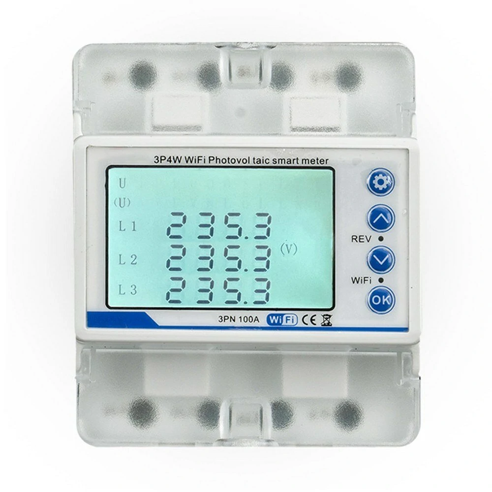 Tuya WiFi 3P4W Smart Energy Meter - Three Phase Reclosing Switch Protector - Image 2