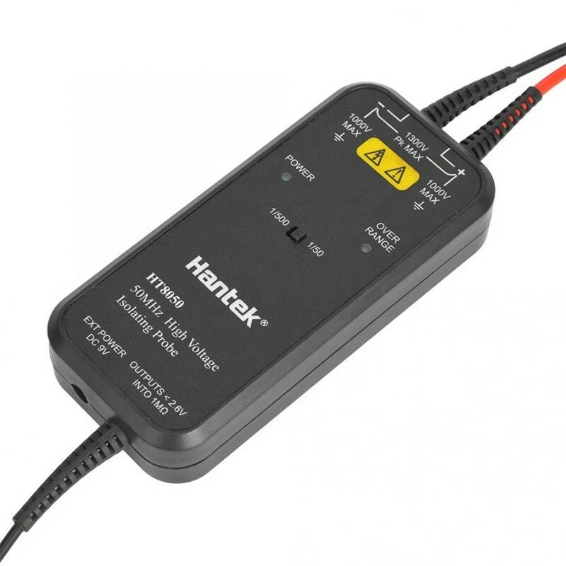 Hantek HT8050 High Voltage Differential Probe | 100-240V 1/50 1/500 Oscilloscope - Image 2
