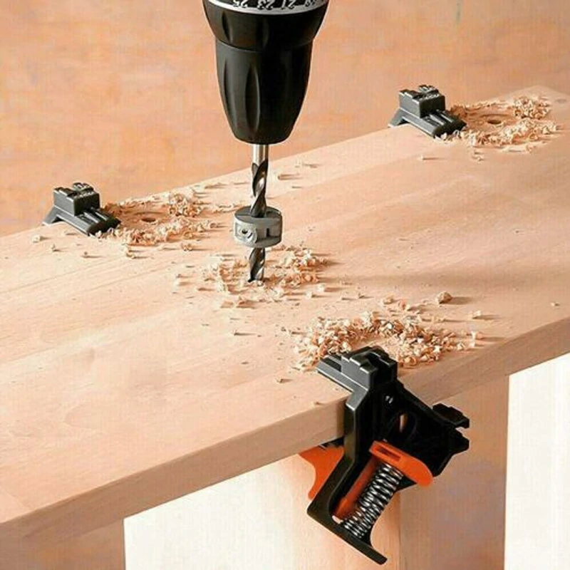 4pcs Adjustable 90 Degree Corner Clamp - Right Angle Woodworking Tool Kit - Image 4