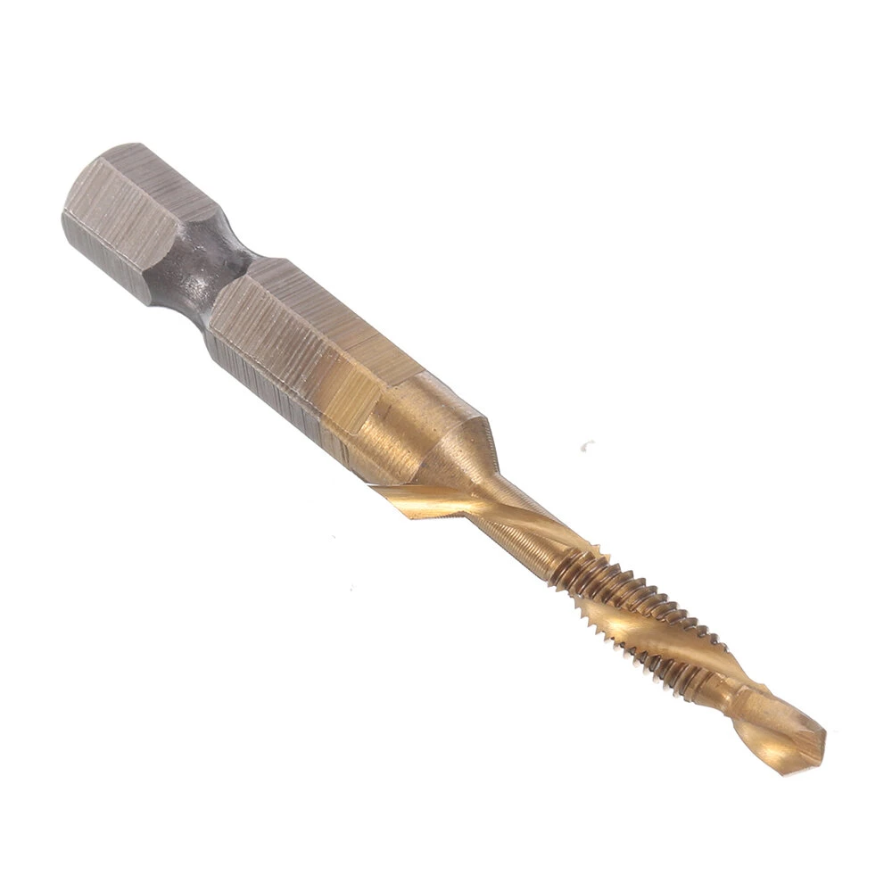 Drillpro 6Pcs M3-M10 HSS Titanium Drill Tap Bit Set | Countersink & Deburr - Image 5