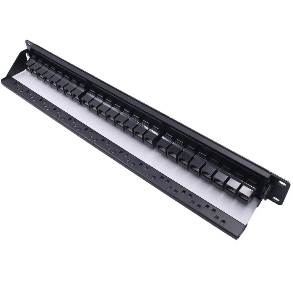 Tripp Lite 1U 24-Port CAT6 Patch Panel | Keystone Jack Network Rack Panel - Image 2