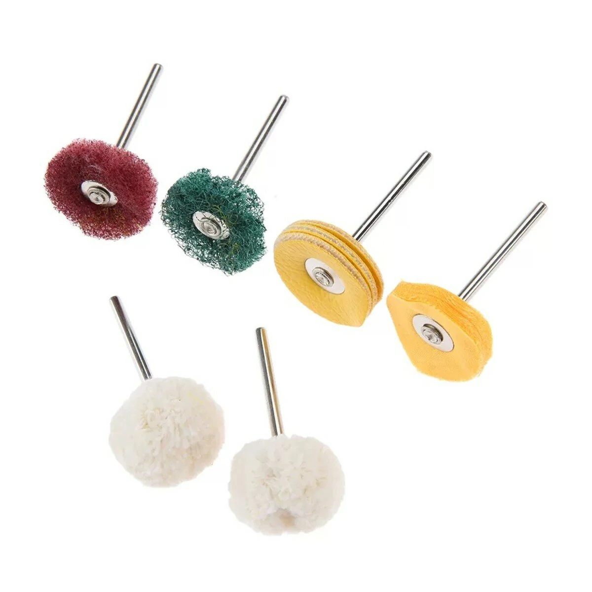 6pcs Brand Polishing Buffer Wheel Pad Kit for Rotary Tool Model ABC123 - Image 3