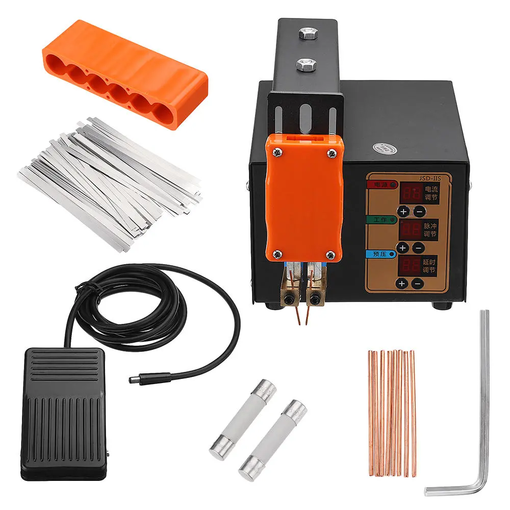 220V 3KW Battery Spot Welder | Extended Arm with Pulse & Current Display - Image 2