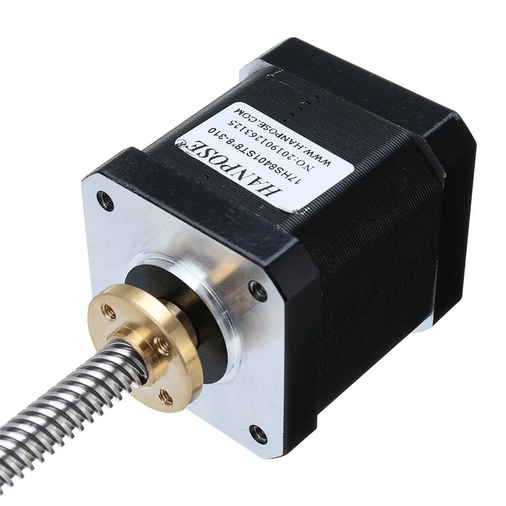 HANPOSE 17HS8401-S Nema 17 Stepper Motor | 48mm 52N.cm 1.8A | Linear Actuator for 3D Printer Z Axis - Image 4
