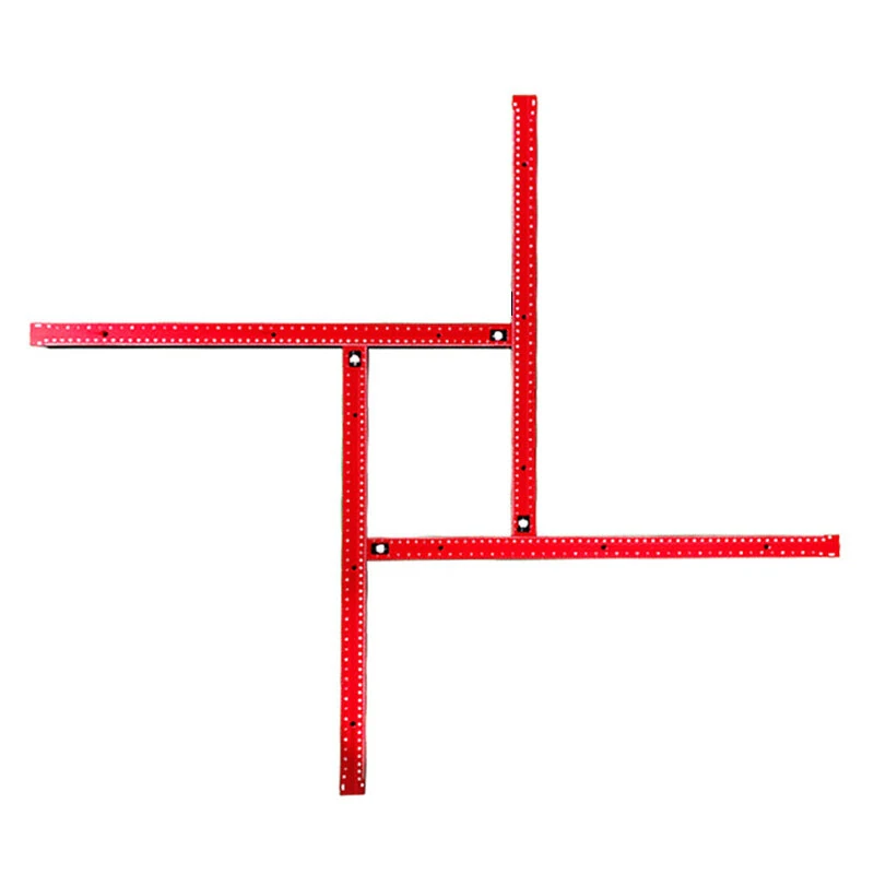 Woodworking Router Jigs & Guides - Adjustable Square Template for Trimming & Milling - Image 2
