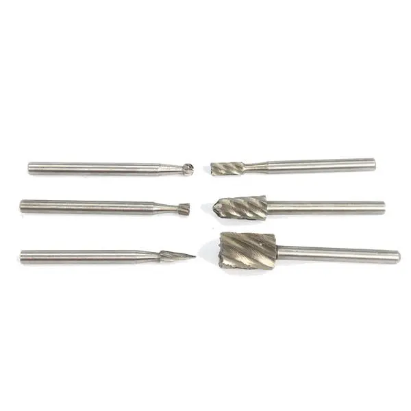 Doersupp 6Pcs 1/8 Inch Shank Rotary File Burr Set | Wood Carving Tools - Image 5
