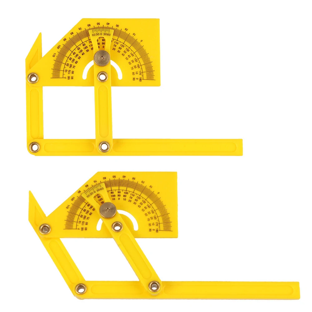 Goniometer Angle Finder Tool | Plastic Protractor & Miter Gauge Ruler - Image 3