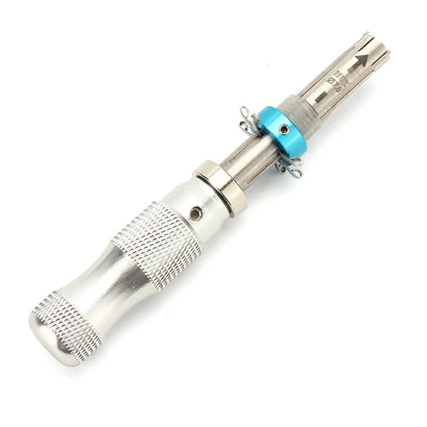 3Pcs Tubular Lock Pick Tools | 7 Pin Transparent Practice Cylinder | Locksmith Tools - Image 4