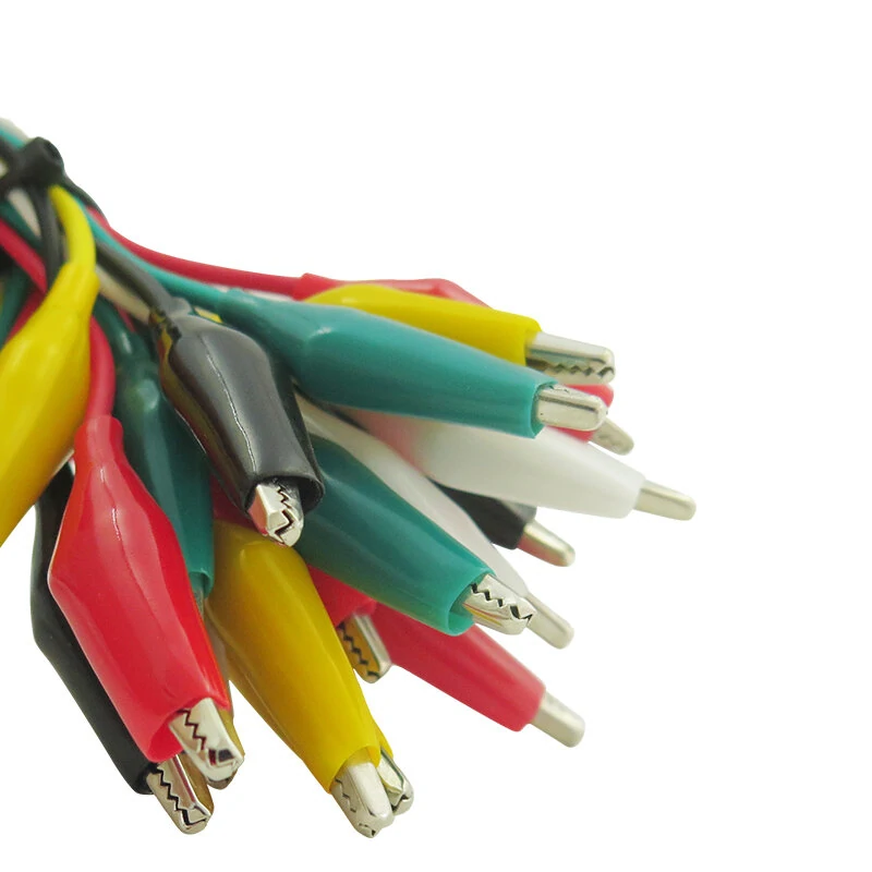 Cleqee P1025 Alligator Clips - 10pcs Double-Ended Test Leads for Electrical DIY - Image 4