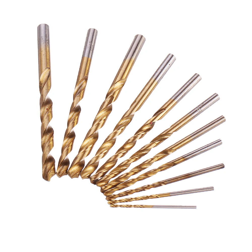 Drillpro HSS Twist Drill Bit Set 1-10mm | 25pc Titanium Coated for Metal & Wood - Image 5