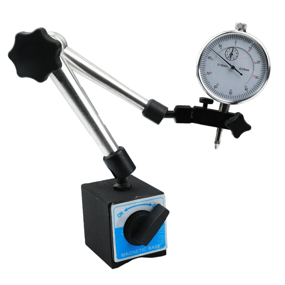 ETOPOO Mechanical Dial Test Indicator Gauge 0-10mm | 0.01mm Precision with Magnetic Base - Image 5