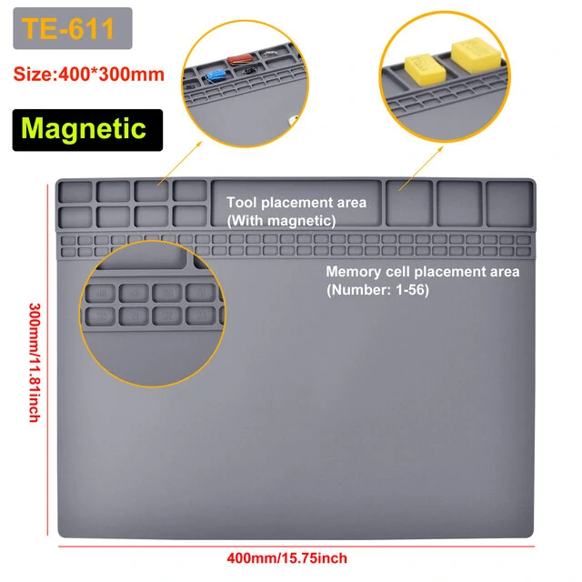 NEWACALOX Welding Silicone Pad - Heat Resistant Insulation Work Pad & Repair Tool - Image 5