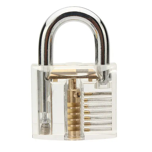9pcs Blue Handle Lock Pick Set with Practice Padlock | Key Extractor Tool - Image 4