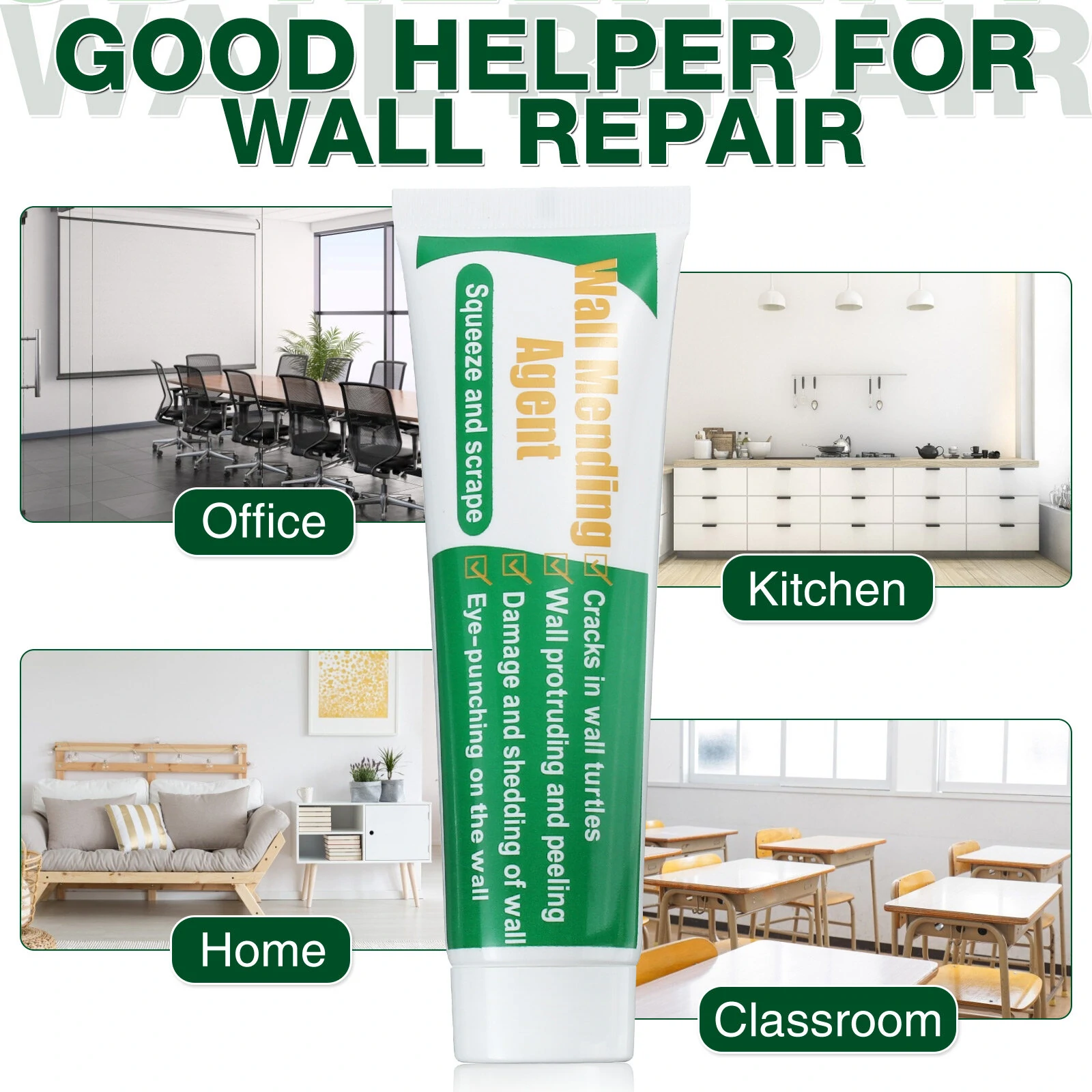 GOCHANGE Wall Repair Tools 3 Sets - Paint, Head, Scraper & Sandpaper | Home Improvement - Image 5