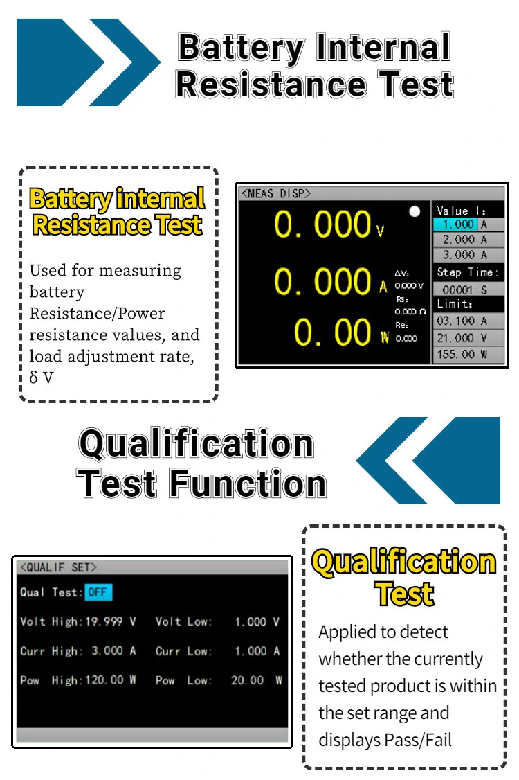 ET5410A+ Programmable DC Electronic Load - Digital Battery Tester & Load Meter - Image 4