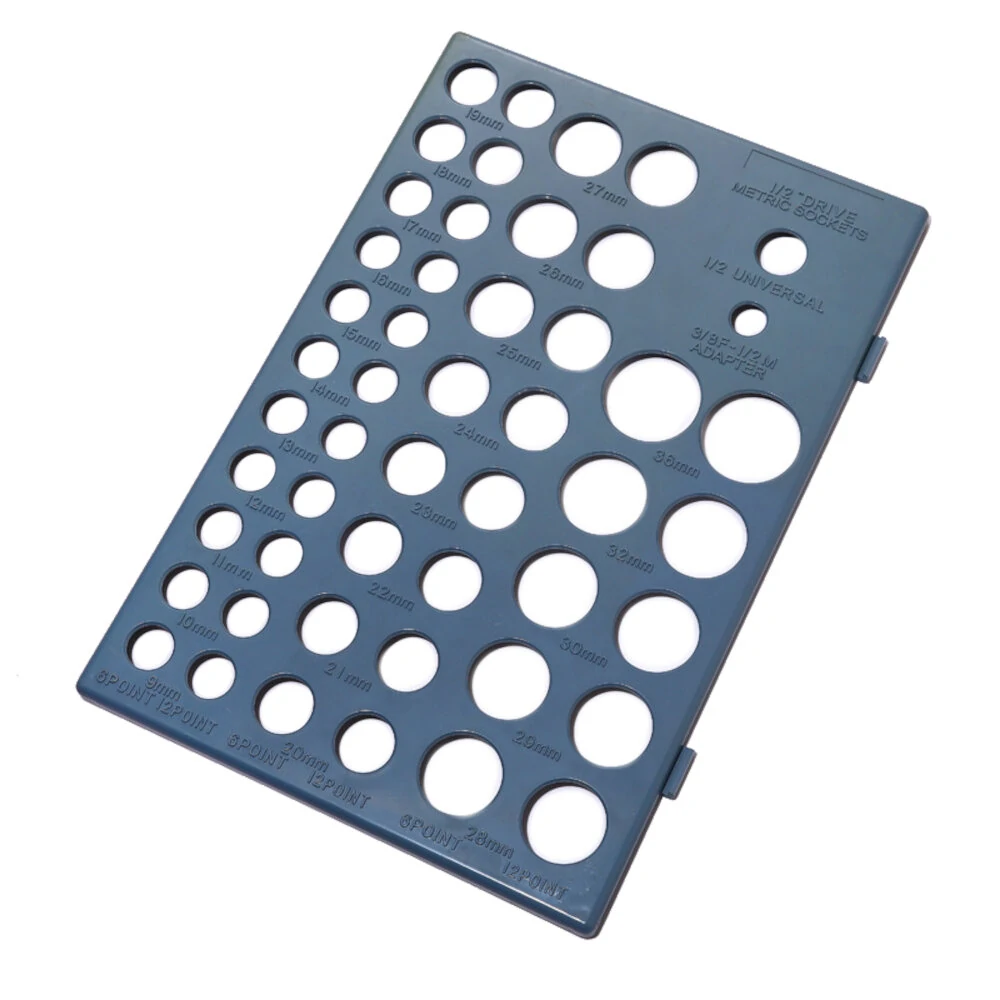 3pcs Multifunctional Socket Organizer Tray | Metric & Imperial Storage Rack - Image 4
