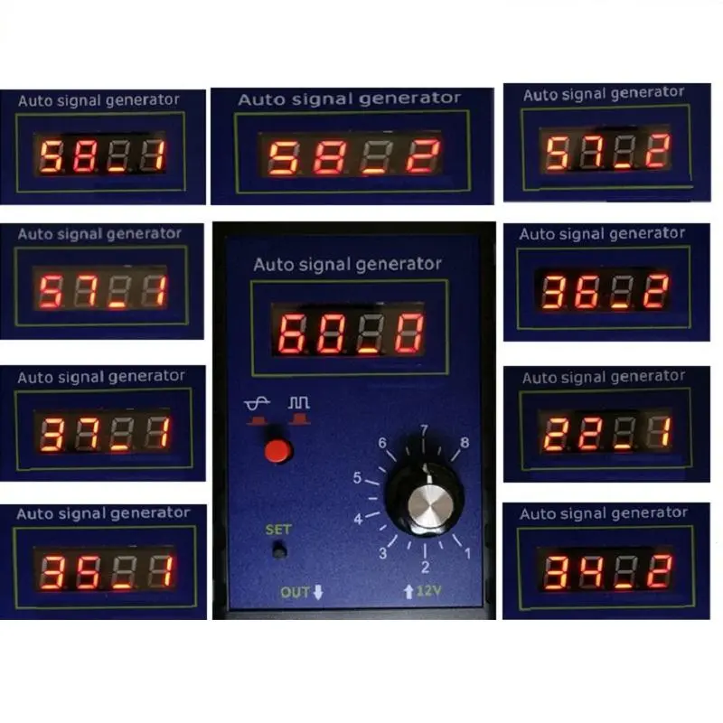 Portable Auto Signal Generator - Hall & Crankshaft Sensor Simulator 2Hz-8KHz - Image 2