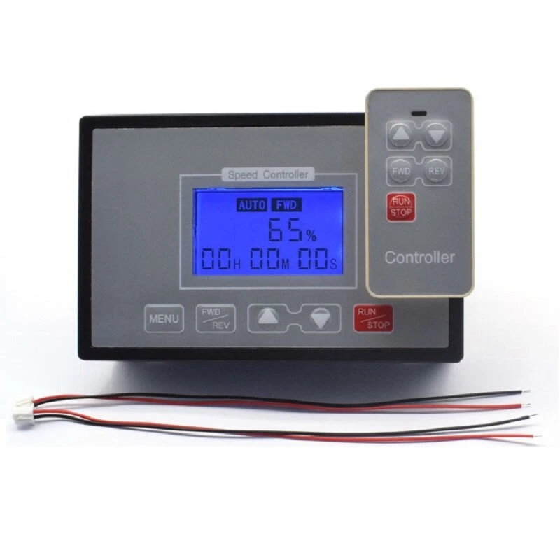 PWM DC Motor Speed Controller 12V-48V | Digital Display Adjustable 0-100% | Reversible Remote Control - Image 4