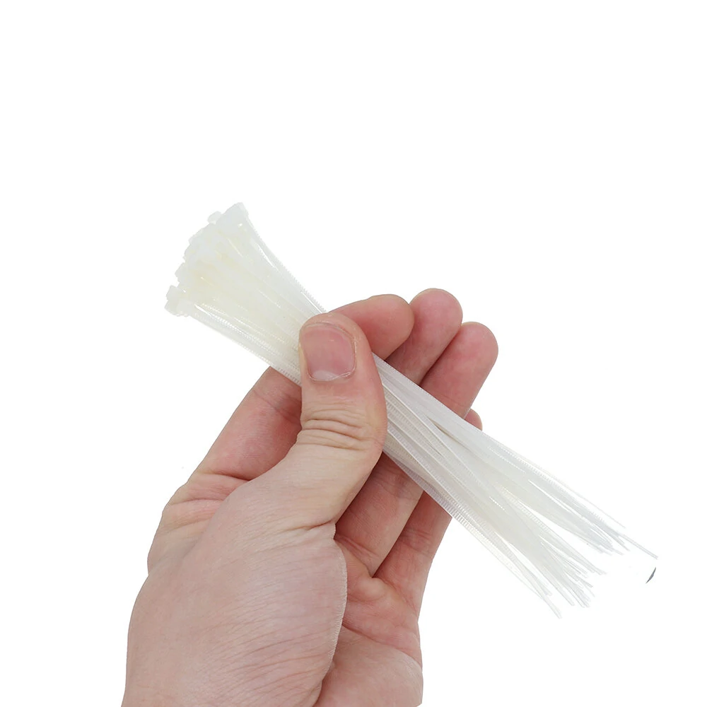 White & Black 3x150mm Cable Ties - 50 Pack | Model Manufacturing Tools - Image 4