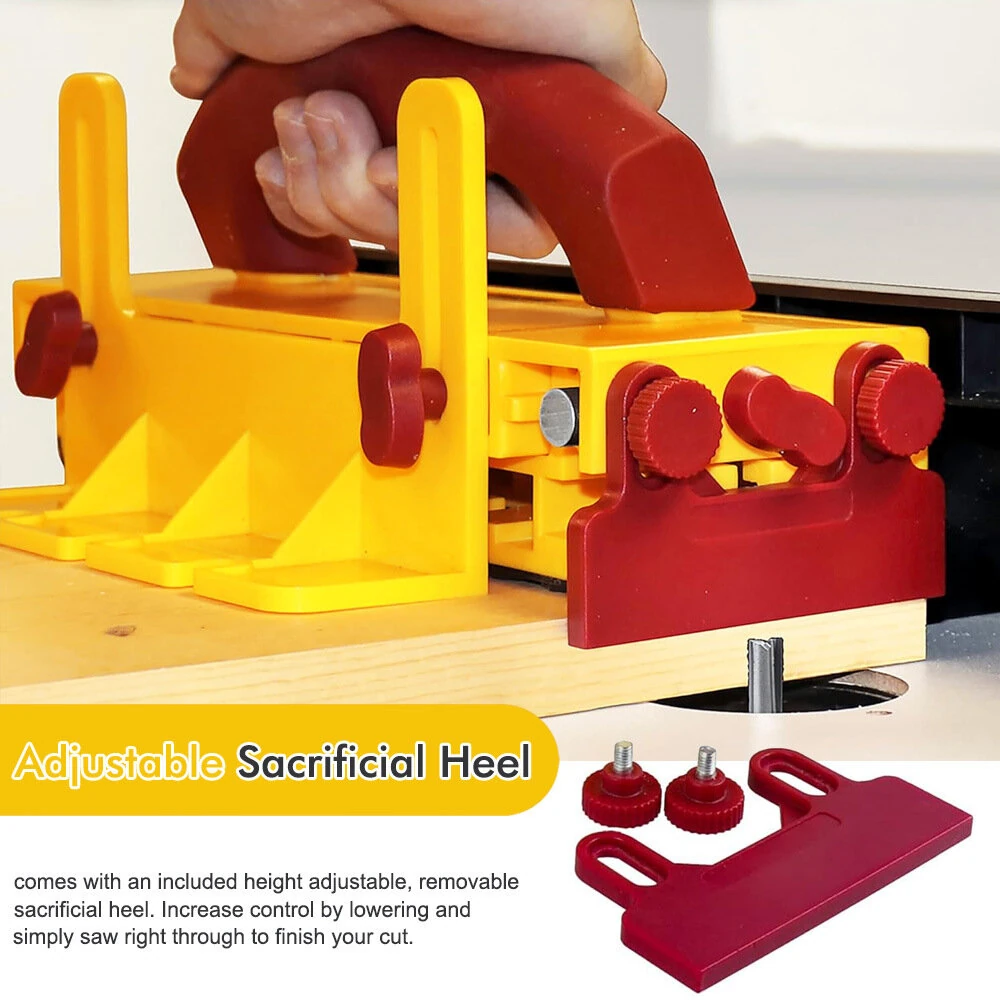 Widgets Adjustable Table Saw Pushblock - Safe Cuts for Router Tables & Band Saws - Image 4