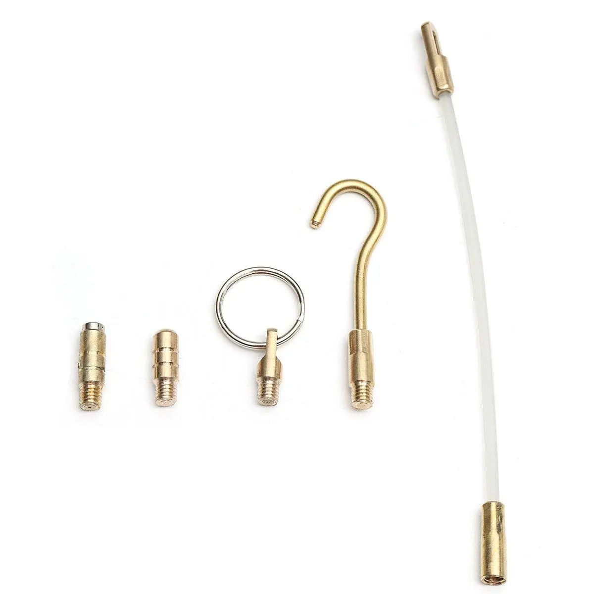 10Pcs 0.3Mx4mm Fiberglass Cable Puller Kit | Electrical Wire Running Rod - Image 3