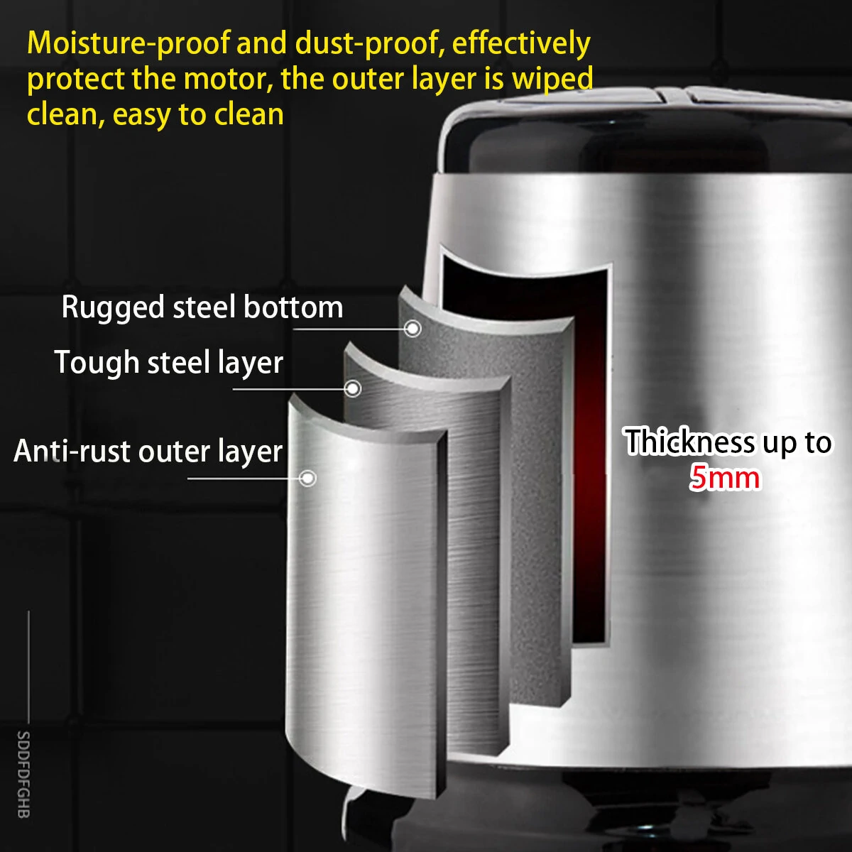220V Electric Meat Grinder - 2/3L Large Capacity Household Food Mincer - Image 5