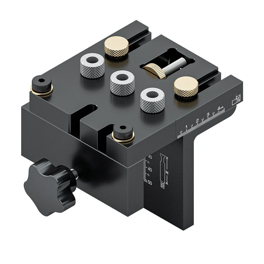 Ganwei 3-in-1 Dowelling Jig Kit | Adjustable Pocket Hole Jig for 6/8/10/15mm - Image 3